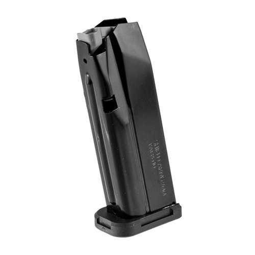 S15 9MM LUGER magasin gir 15 skudd i samme lengde som OEM Glock 10-skudds magasin, laget av stål med høy korrosjonsmotstand og patent-pending design.