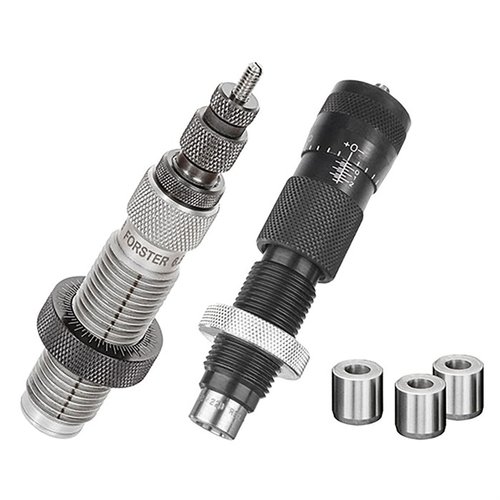 Dette settet inkluderer en Full-Length Bushing Die og en Bench Rest® Ultra Micrometer Seater Die, kjent for sin overlegne kvalitet fra Forster.
