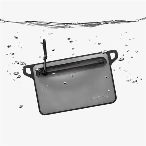 DAKA Waterproof Window Pouch er 100% vanntett med YKK-glidelås, 550 paracord trekk, og et klart vindu for enkel identifisering av innholdet.