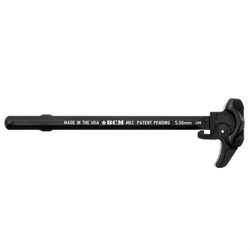 BCM Mk 2 Charging Handle gir optimal gassutslipp, ambidextrøs design og et gripevennlig, snag-fritt profil for rask og sikker betjening.
