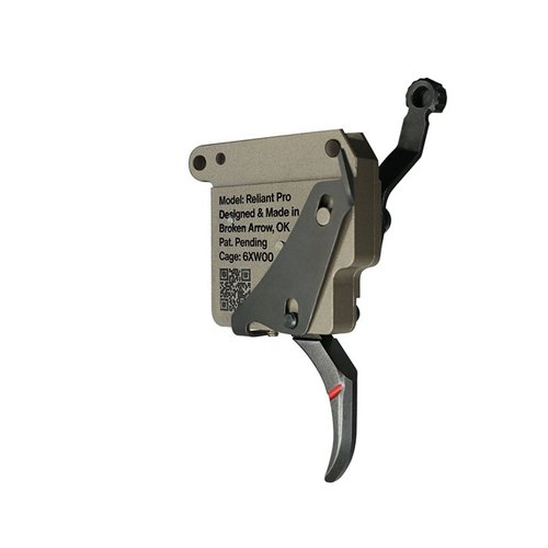 RISE Reliant Pro Trigger for Remington 700 gir enkel installasjon, justerbart avtrekk fra 3 lbs, og pålitelig sikkerhet for bolt-action rifler.