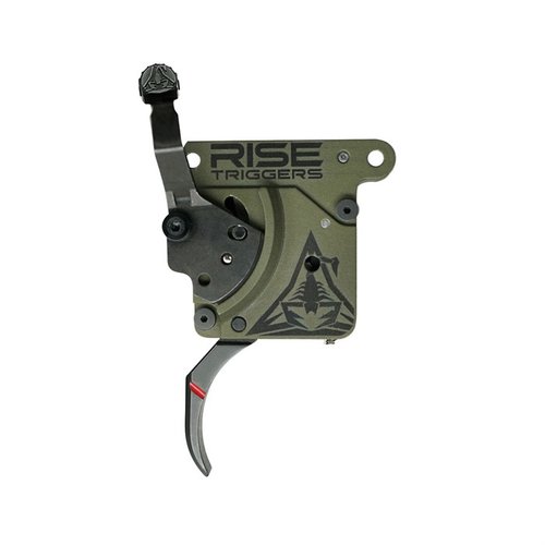 RISE Reliant Hunter-triggeren gir enkel installasjon, justering av avtrekk fra 2 til 5 lbs, og passer til Rem 700 og kloner, med eller uten bolt release.