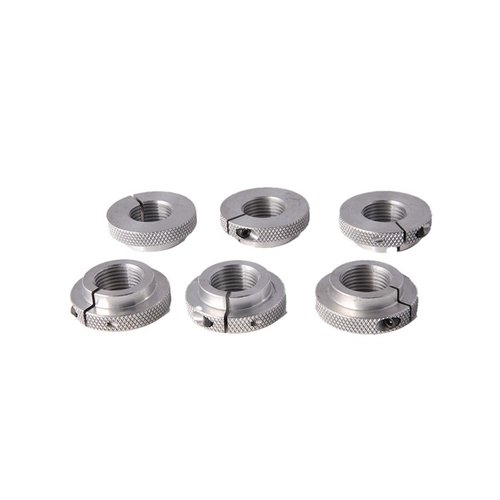 Forster CO-AX XL Adapter Lock Rings gir deg muligheten til å bruke 1-1/4" til 7/8" gjenger, tilgjengelig i 6-pakning for ekstra verdi.