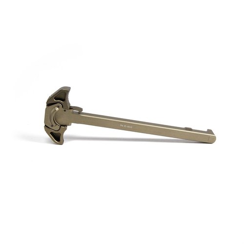 URG-I Airborne Charging Handle 5.56 er laget av 7075-T6 aluminium, har lav profil for minimalt snags, og reduserer gassblowback ved skyting med korte løp.