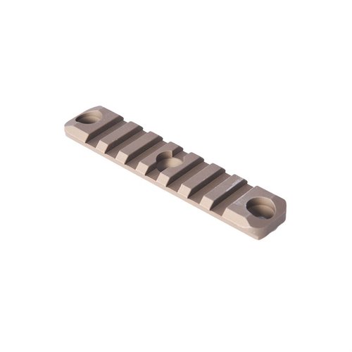 HK SMR 3-Hole 7-Slot Accessory Rail fra Geissele gir mulighet for montering av 1913 Picatinny spesifikasjons tilbehør, laget av holdbart anodisert aluminium.