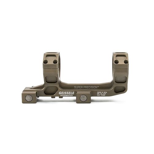 Geissele SOPMOD-Certified Super Precision Scope Vortex 1-6 Mount gir en solid festing for din AR-15, med svart anodisert finish og høyder på 1.54" og 1.93".
