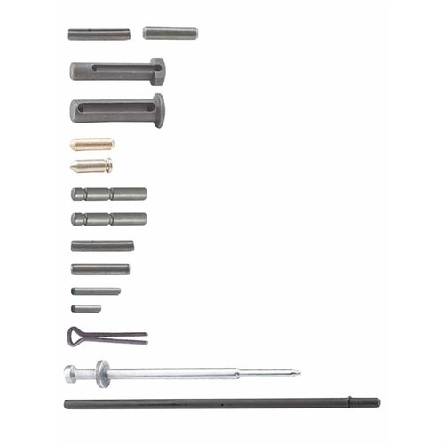 Hold AR-en din i topp stand med vårt AR-15 PIN KIT. Inkluderer nødvendige deler for enkel reparasjon og driftssikkerhet. En uunnværlig løsning for AR-eiere!
