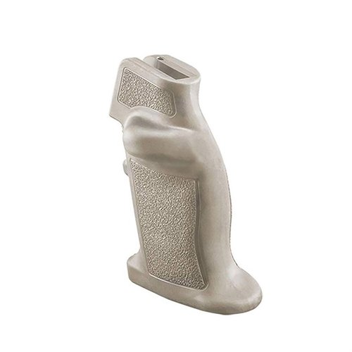 Luth-AR AR-15 Chubby Pistol Grip gir et komfortabelt og sikkert grep, perfekt for standard AR-15 rifler. Bytt ut med denne fabrikk-erstatningen for bedre kontroll.