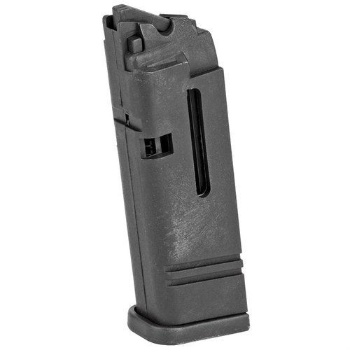 10 skudds 22 Long Rifle magasin som passer til Glock 19 & 23. Svart finish, kompatibelt med alle generasjoner for optimal ytelse.