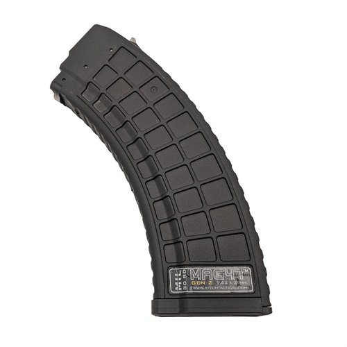MAG47mil GEN2 er den mest robuste og pålitelige polymermagasinet for AK47, med 30 skudds kapasitet, rustfritt stålforsterkede deler og enestående kompatibilitet.