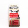 Snap caps for 357 Magnum/38 Special gir deg muligheten til å øve tørrskyting uten å skade våpenet, med en solid aluminiums kropp og fjærbelastet messing "primer".