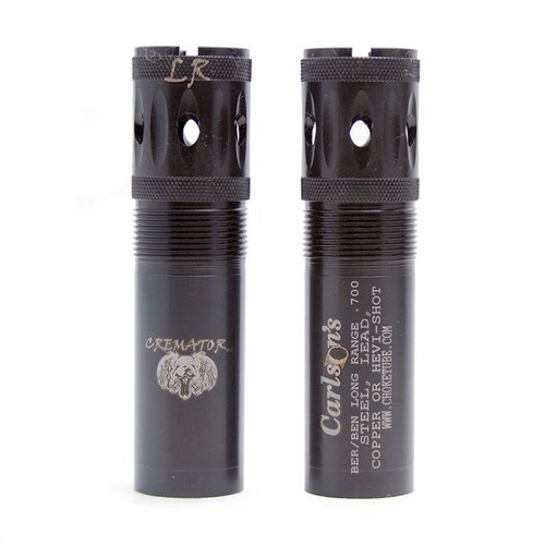 Carlson's Cremator® Choke Tubes med Triple Shot Technology (TST) gir jevn overgang, reduserer pelletdeformasjon og gir tette mønstre for effektiv jakt på vannfugl.