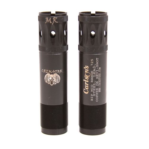 Carlson’s Cremator® Choke Tubes med Triple Shot Technology (TST) gir jevn overgang, reduserer pellet deformasjon og gir tette mønstre for effektiv jakt på vannfugl.