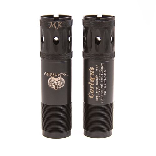 Carlson's Cremator® Choke Tubes med Triple Shot Technology gir tettere mønstre, mindre deformasjon av kuler og rask montering, perfekt for vannfugljakten.