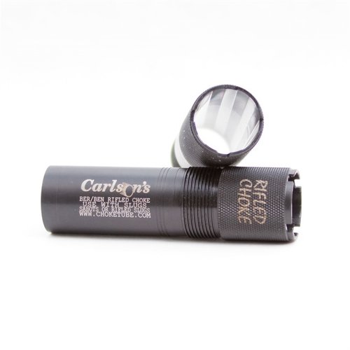 Carlsons Rifled Choke til Beretta/Benelli gir forbedret presisjon fra glattløpet. Laget av 304 rustfritt stål med en livstidsgaranti og matt svart finish.