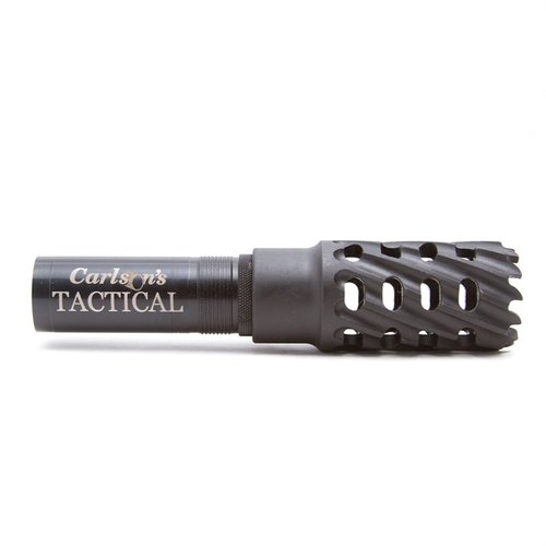 Taktisk choke for Beretta/Benelli 12 gauge gir ekstra brede mønstre, har en serratert tupp for dørbreeching og reduserer rekyl ved bruk.