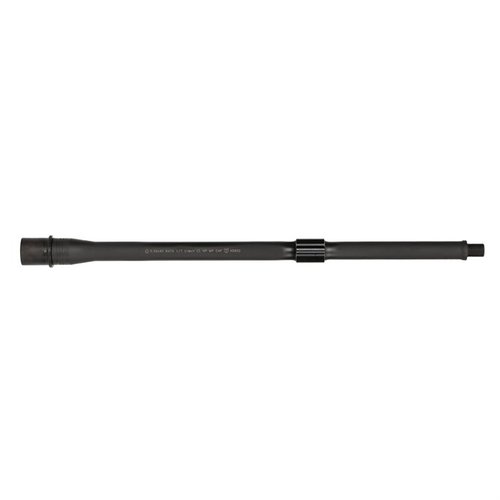 Denne 5.56 NATO kaldhamrede løpet har en BA Hanson-profil, er testet for HP og MPI, og inkluderer en festet lo-pro gassblokk for optimal ytelse.