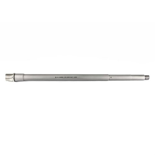 Premium 6.5 Grendel rifle løp i 416 Stainless Steel, 18" lengde, 1:8 twist, med Nickel Boron Coated M4 Feed Ramp for optimal ytelse og presisjon.
