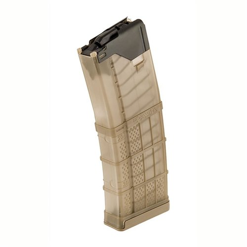 L5AWM GEN 2 5.56x45 NATO magasin kombinerer stålens pålitelighet med polymerens holdbarhet, perfekt for militær, politi og konkurranse.