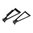 A3 INDUSTRIES TRIANGLE FOLDING STOCK 9" ALUMINUM BLACK