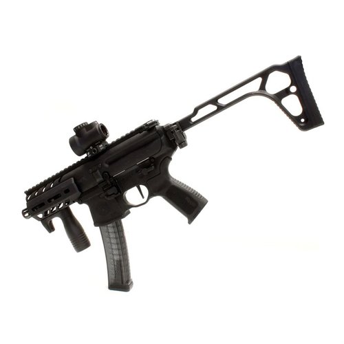 MODULAR VERTICAL FOREGRIP med integrert handstop gir allsidighet for pistoler og rifler, med slitesterke materialer og lavglans anodisert finish.