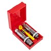 RIFLE 2 DIE SETS, .32-40 Full Pacesetter gir deg alt du trenger med Full Length Sizing Die, Bullet Seating Die, Universal Shell Holder og mer, laget av stål.