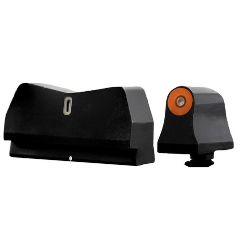 DXT2 Big Dot Night Sights gir overlegen synlighet i alle lysforhold med høy kontrast og glow-dot teknologi, perfekt for Glock-modeller og høyt stress.