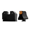 R3D Night Sights for Glock gir optimal synlighet med tritium og Ember Glow Dot-teknologi, perfekt for både dagslys og svakt lys.