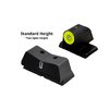 DXT2 Big Dot Night Sights gir overlegen synlighet i alle lysforhold med et stort, høy- kontrast frontpunkt og en lav profil V-notch bak.