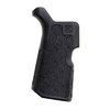 KUNG FU GRIP forbedrer komfort og reduserer håndtretthet med sin 12º vinkel og forbedrede fingergroove, perfekt for AR15/M4 og AR10/SR25 plattformer.