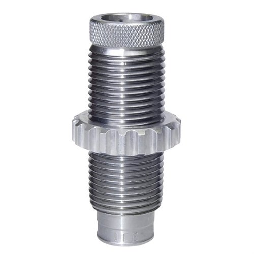 Lee Factory Crimp Die gir en fast krimp for bedre presisjon, selv uten krimp spor. Passer alle 7/8"-14 reloading presses, men shellholder er ikke inkludert.