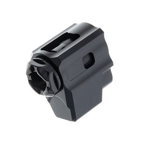Tyrant T-Comp til Glock 43/43X/48 reduserer rekyl og løpetopp, installeres enkelt uten skruer, og fungerer med nesten all ammunisjon.