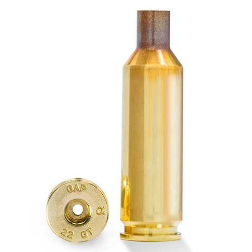 22 GT RIFLE BRASS gir høyere hastigheter og flatere baner med mindre rekyl, samtidig som den har optimalisert teknologi for lengre levetid på hylser og tennhetter.