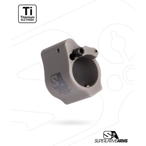 Superlative Arms AR-15 Solid Adjustable Gas Block reduserer trykk for renere drift, mindre rekyl og har 30 låste justeringsposisjoner for optimal ytelse.