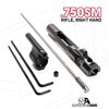 Superlative Arms AR-15 justerbart pistonsystem med solid 0.750" gassblokk gir renere drift, redusert rekyl og enkel justering uten karbonoppbygging.