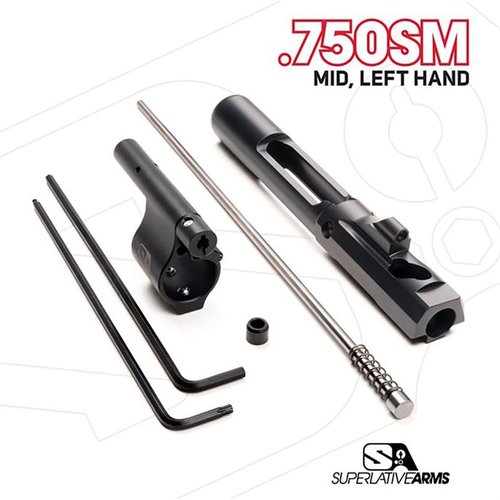 Superlative Arms AR-15 justerbart piston system gir renere drift, mindre rekyl og enkel gassjustering med sikkerhetsmekanisme for optimal ytelse.