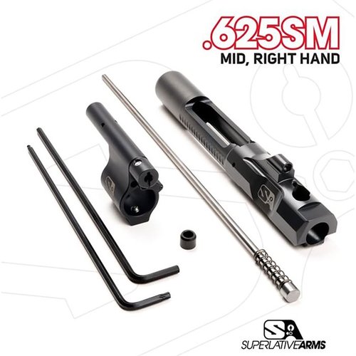 Superlative Arms AR-15 justerbare gassystem reduserer slitasje, gir mindre rekyl og renere drift med Bleed Off®-modus for optimal ytelse.