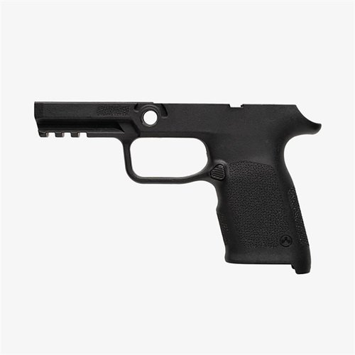 Magpul EHG SG9 gripramme for SIG Sauer P320 Compact tilbyr ergonomisk design, flared magasinbrønn, Picatinny-skinne og reversibel magasinutløser for venstrehendte.