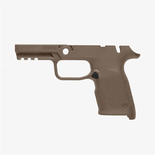 EHG SG9 gripramme for SIG P320 med manuell sikkerhet, ergonomisk design, flared magasinbrønn, Picatinny-skinne og reversibel magasinutløser.