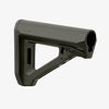 MOE RL Carbine Stock fra MAGPUL har et strømlinjeformet design, justerbar LOP fra 10.65" til 13.85" og forbedret kinnvinkel for økt komfort.