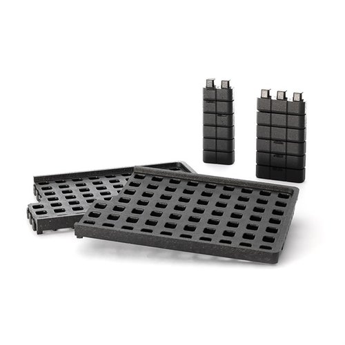 DAKA GRID Organizer gir tilpassbar, lett og sterk beskyttelse for utstyr i Pelican 1700, med EPP Panels som erstatter skum og gir bedre støtbeskyttelse.