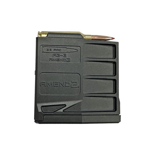 MOD-3 AICS 6.5 PRC magasin er laget i USA med slitesterk polymer, anti-tilt follower, og verktøyløs demontering for enkel rengjøring.