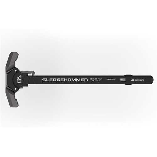 Sledgehammer AR-15 Ladinghåndtak tilbyr uovertruffen pålitelighet, robust 7075-T6 aluminium, og effektiv gasskontroll for en bedre skyteopplevelse.