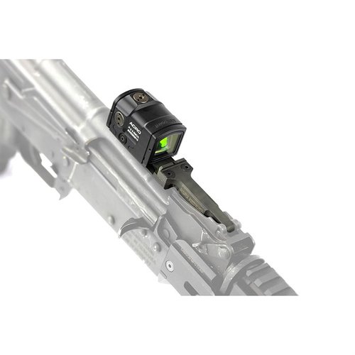 RSR2 MOUNT FOR AIMPOINT ACRO er en robust og lett montering for micro red dot sikter, laget av stål med mag phosphate finish, perfekt for AK-47.