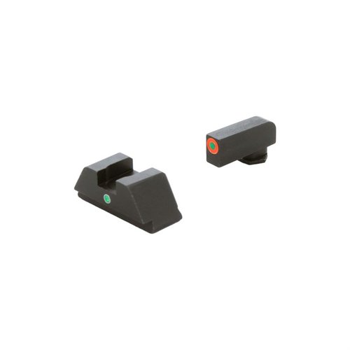 AMERIGLO® i-Dot tritium kikkertsikter gir rask og enkel vertikal justering, perfekt for Glock® 42, 43, 43X og 48 (MOS).