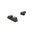 AMERIGLO RANGE SIGHT SET SERRATED FOR GLOCK G5 9MM/.40 CALIBER BLACK