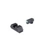 AMERIGLO® 1L Tall Tritium Sights gir presis, forhøyet co-witness for Glock® MOS, optimalisert for red dot-optikker som Holosun og Vortex.