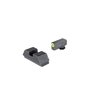 AMERIGLO® 1L Tall tritium sikter gir presis co-witness for Glock® MOS, optimalisert for rødpunktoptikk og pålitelige backup-sikter.