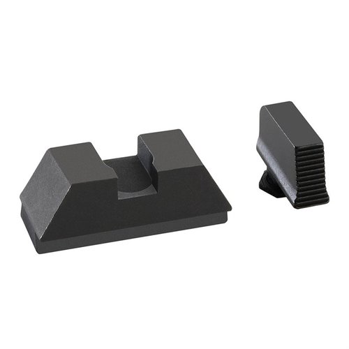 AMERIGLO® 2L Tall Optic Compatible sikter gir presis, hevet co-witness siktebilde for rødpunktoptikk og fungerer som pålitelige backup-sikter.