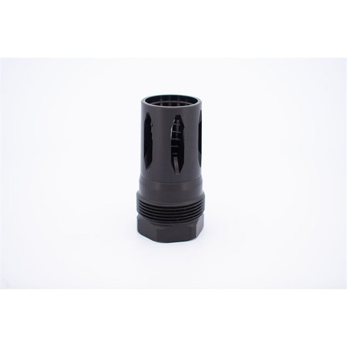 R2S FLASH HIDER med svart nitride-finish, kompatibel med Plan B og Atlas, gir en tettere forsegling og krever korrekt montering for optimal ytelse.